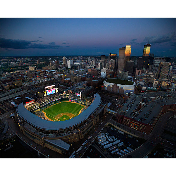 Night Game at Target Field Photo Print
