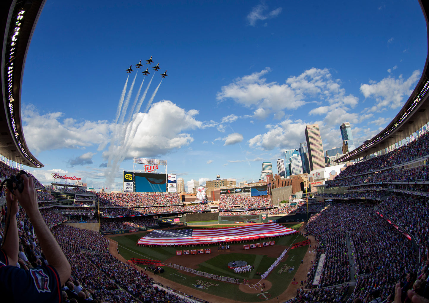Thunderbirds over Target Field Photo Print
