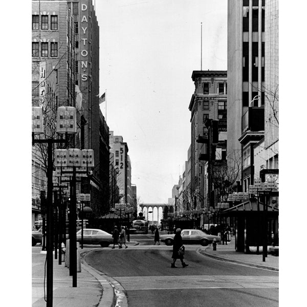 Nicollet Avenue Mall 1969 Photo Print
