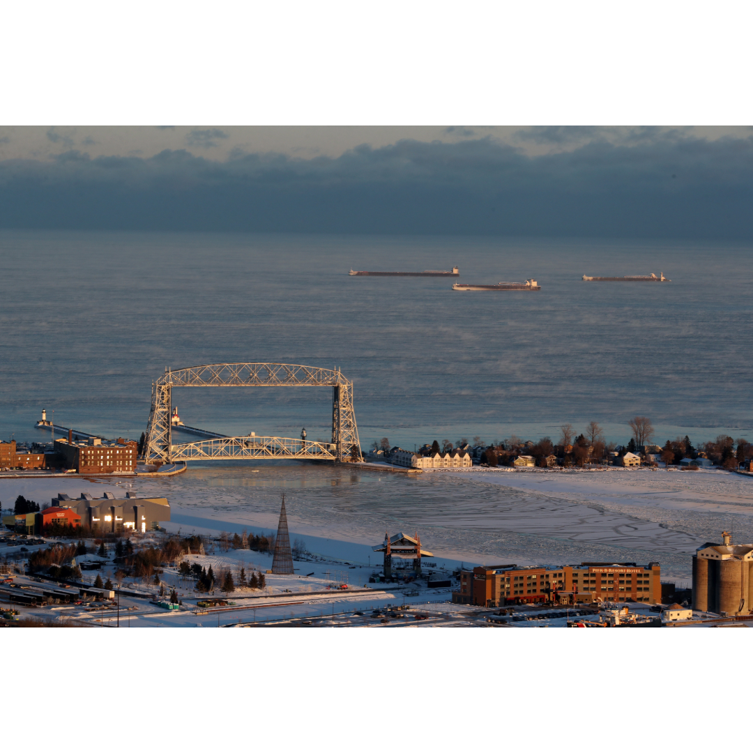 Duluth Aerial Lift Bridge Photo Print
