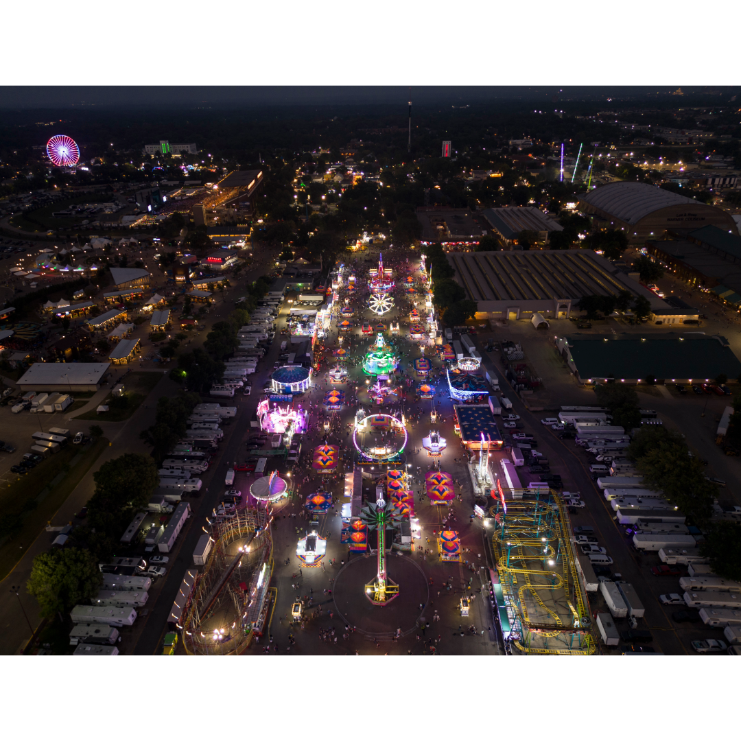 Mighty Midway From Above - Photo Print