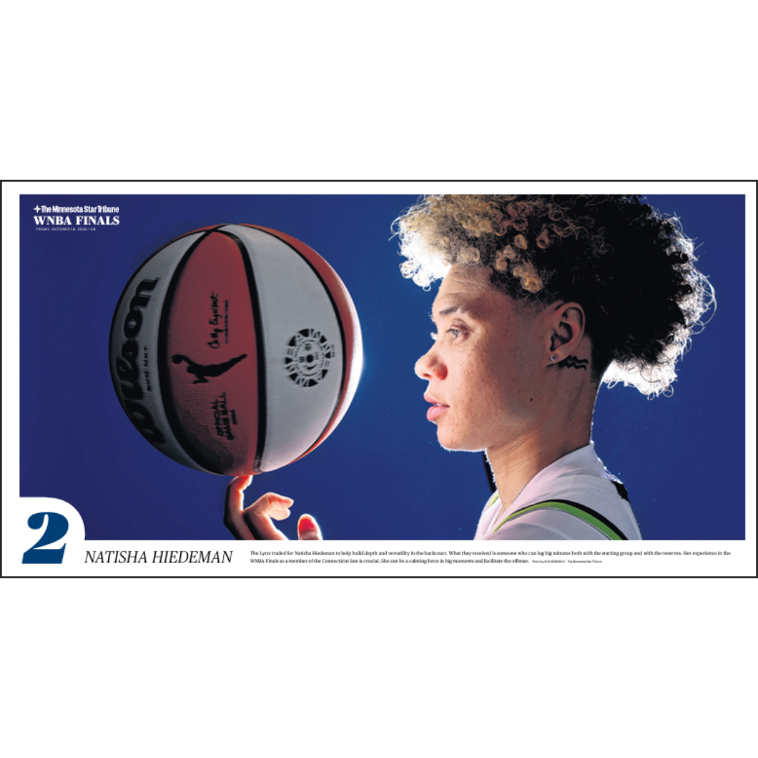 2024 WNBA Finals Lynx Player Page Poster Series Set