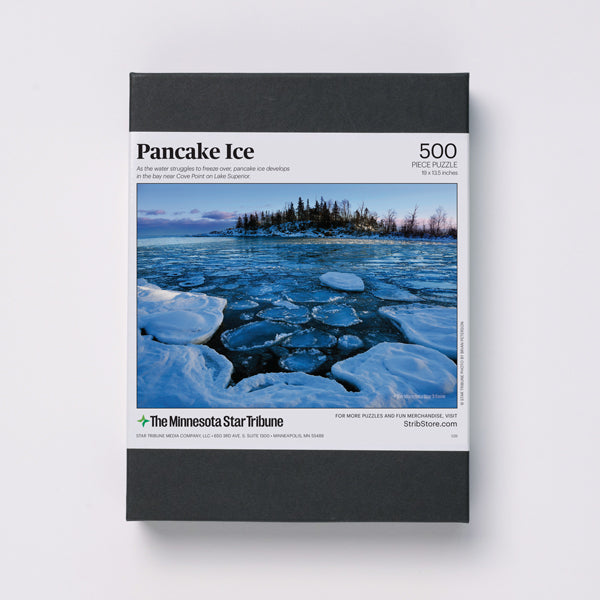 "Pancake Ice" Cove Point Jigsaw Puzzle (500 pieces)