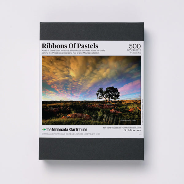 "Ribbons Of Pastels" Blue Mounds State Park Jigsaw Puzzle
