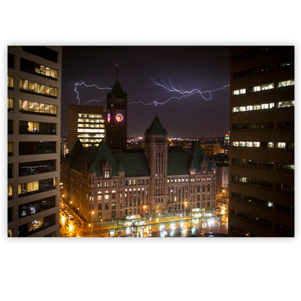 Stormy City Hall Photo Print