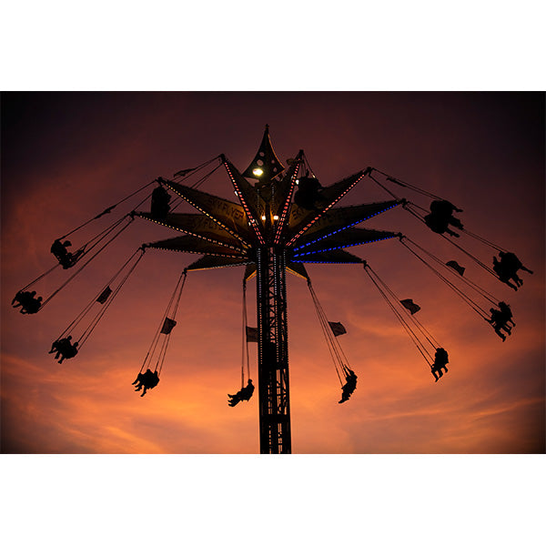 Sky Flyer Swing Ride Photo Print