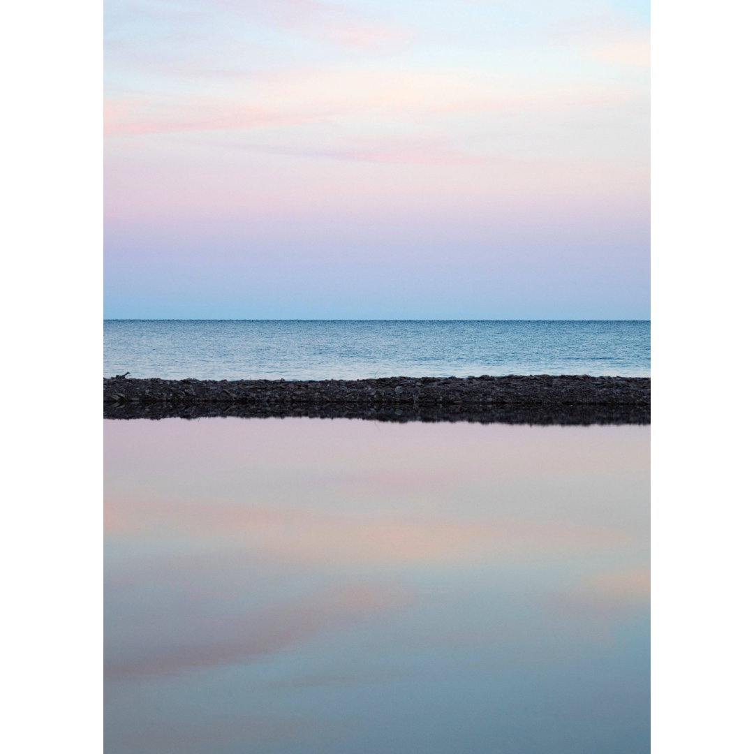 Lake Superior Sunset Colors Photo Print