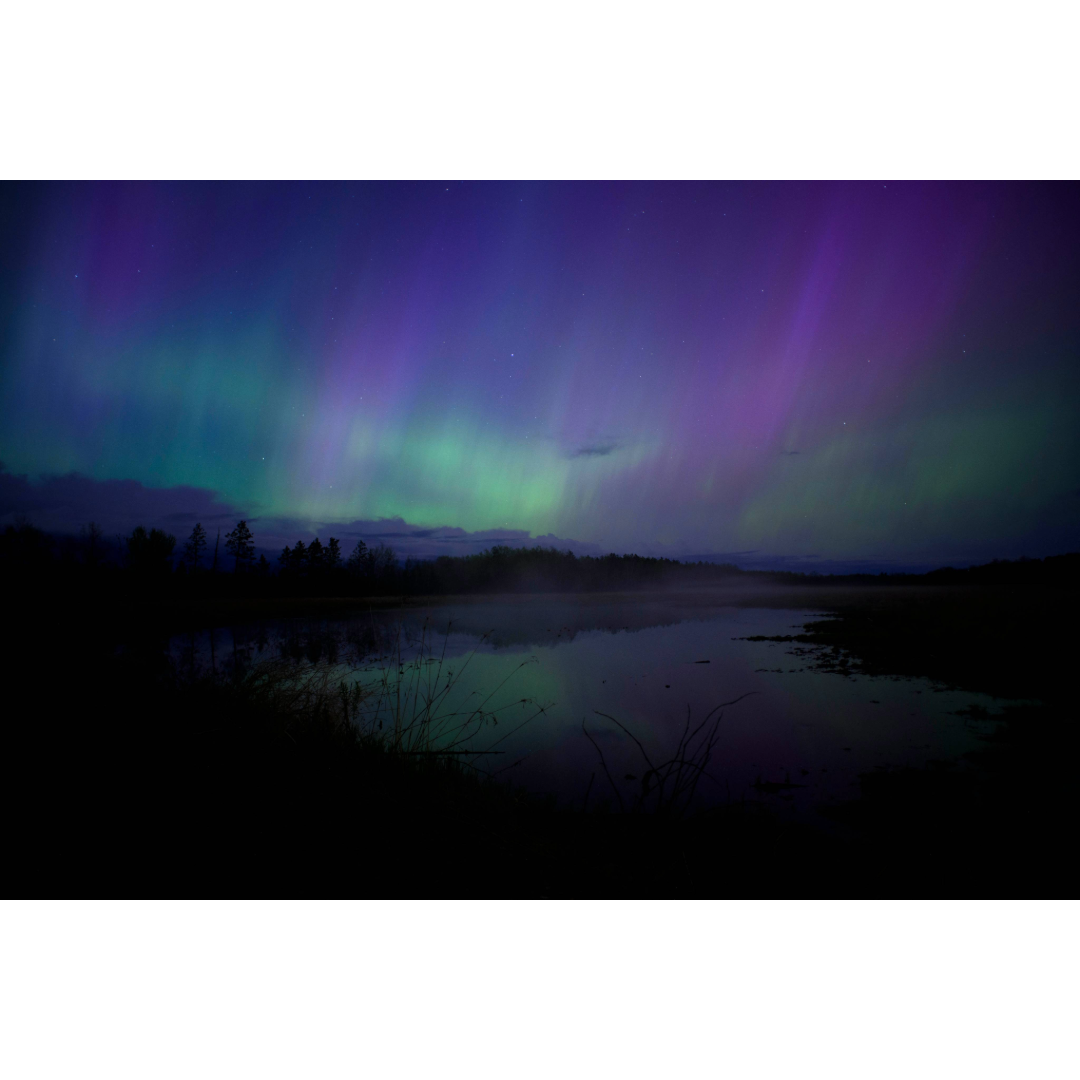Northern Lights Over St. Croix State Forest Photo Print