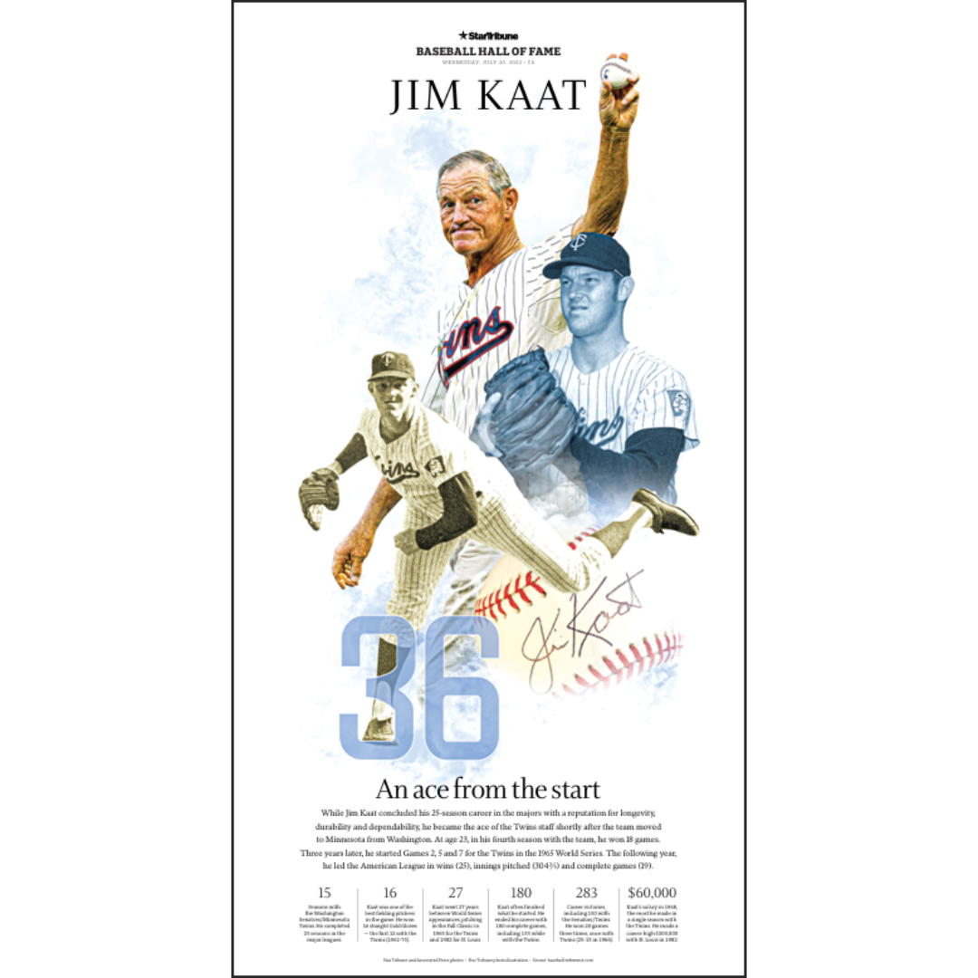 2022 Baseball Hall of Fame Player Page Poster Series Set