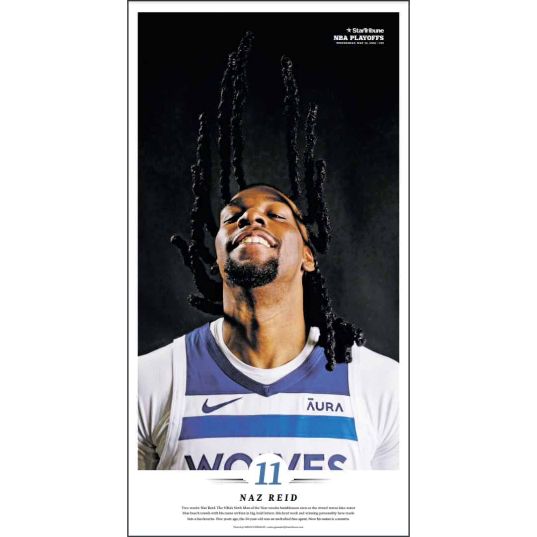 2023-2024 Timberwolves Player Page Poster Series Set