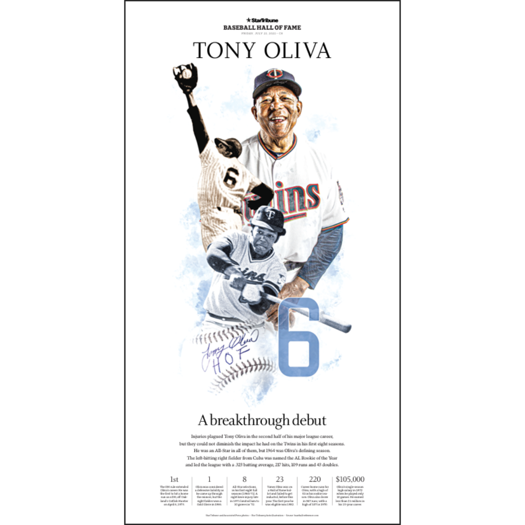 2022 Baseball Hall of Fame Player Page Poster Series Set