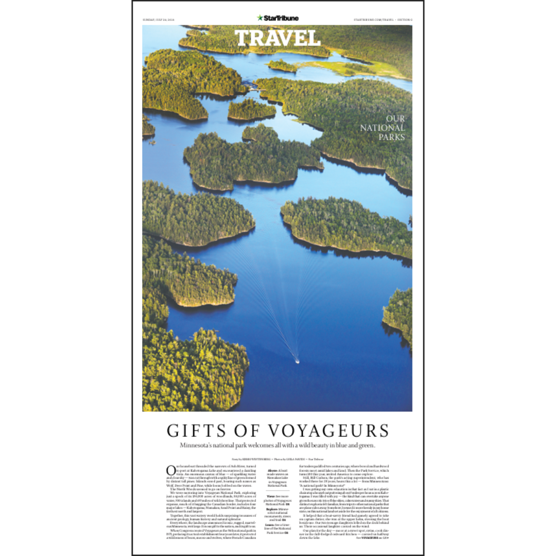 Voyageurs National Park Page Poster Reprint