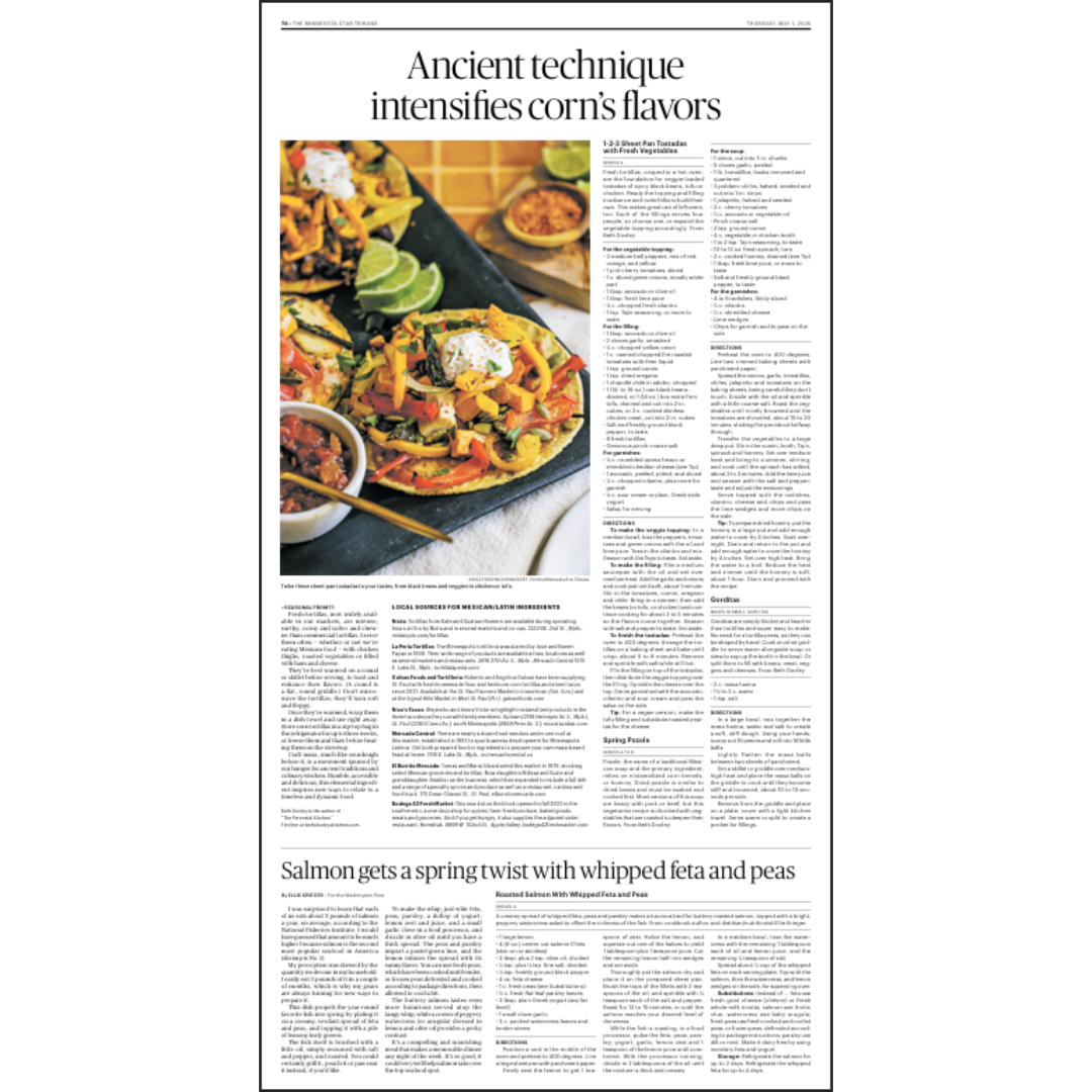 Craft Masa Recipes Page Poster Reprint