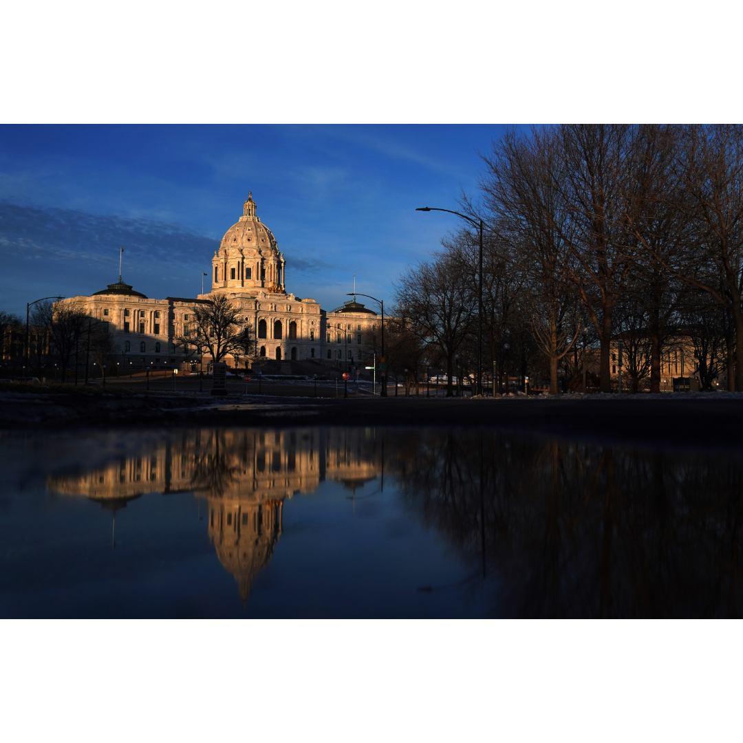 State Capitol Reflection Photo Print