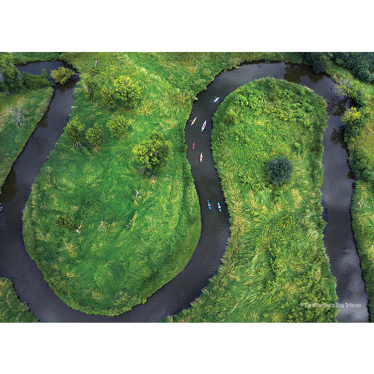 "Winding Waters" Rice Creek Jigsaw Puzzle (500 pieces)