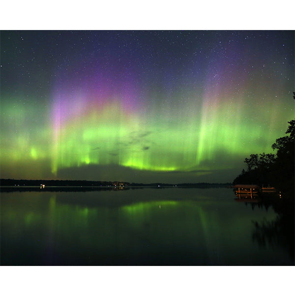 Northern Lights over Lake Elora Photo Print