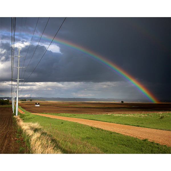 Rural Rainbow Photo Print