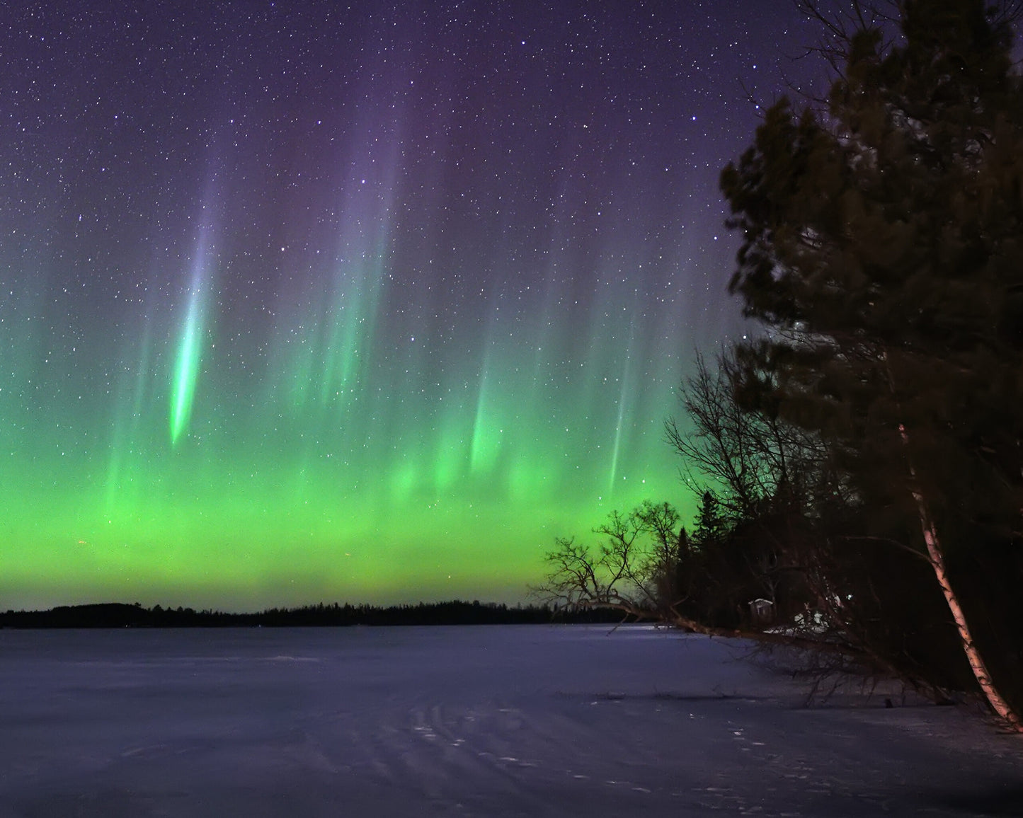 Northern Lights - Framed Photo Print