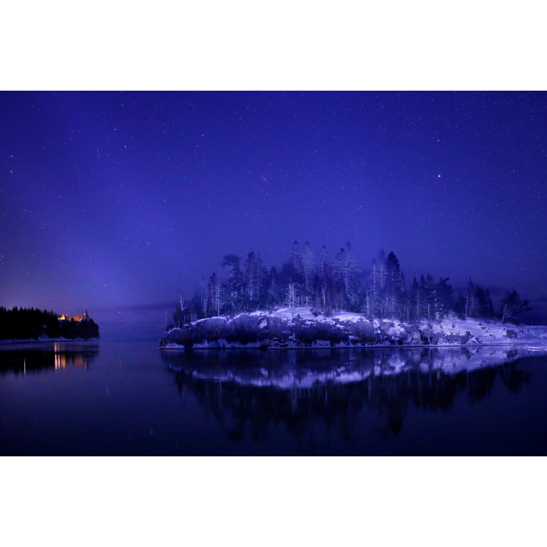 Ellingson Island Winter Twilight Photo Print