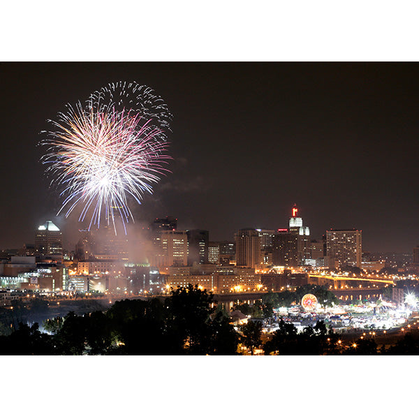 Fireworks Over St Paul - Photo Print