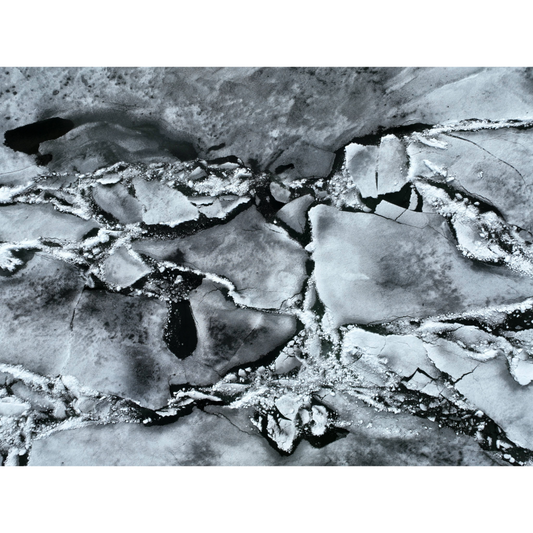 Ice Breaks on Mille Lacs Lake Photo Print