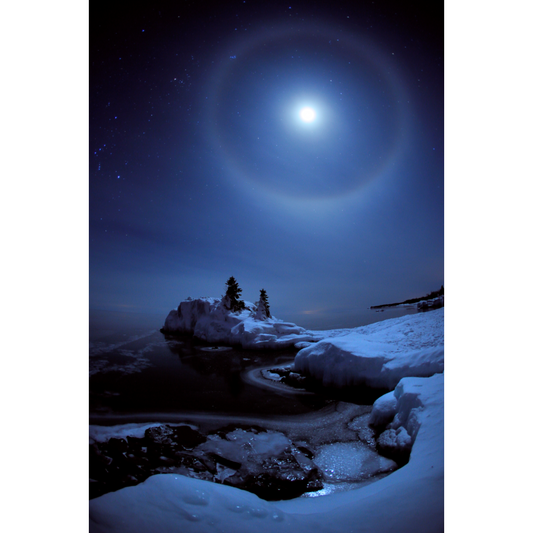 Lake Superior Moon Dog Photo Print