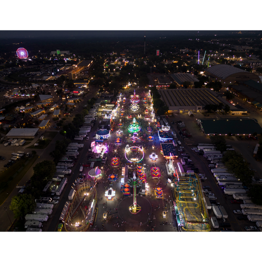 Mighty Midway From Above Photo Print