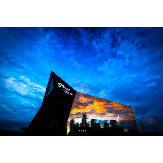 US Bank Stadium Reflections Photo Print