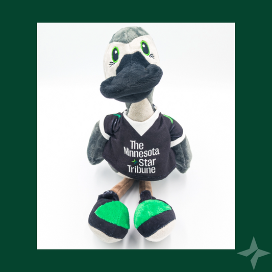 Stribby the Gray Duck Plush