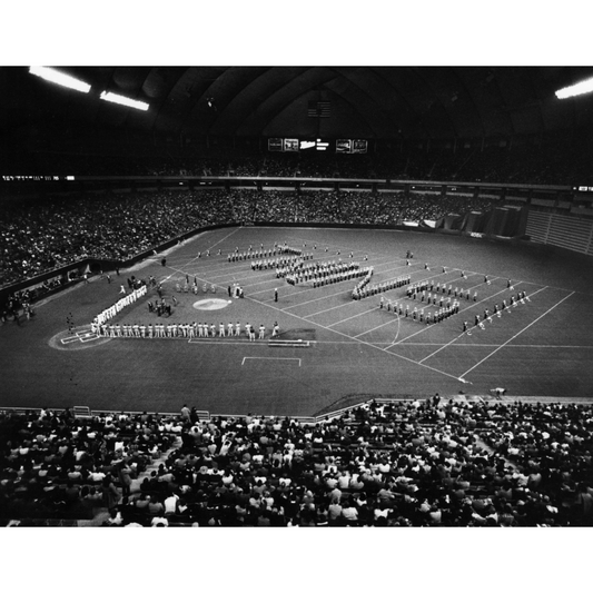 Metrodome Twins Opener Marching Band 1982 Photo Print