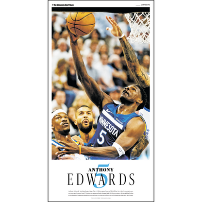 2024-2025 Timberwolves Player Page Poster Series Set