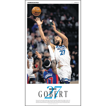 2024-2025 Timberwolves Player Page Poster Series Set
