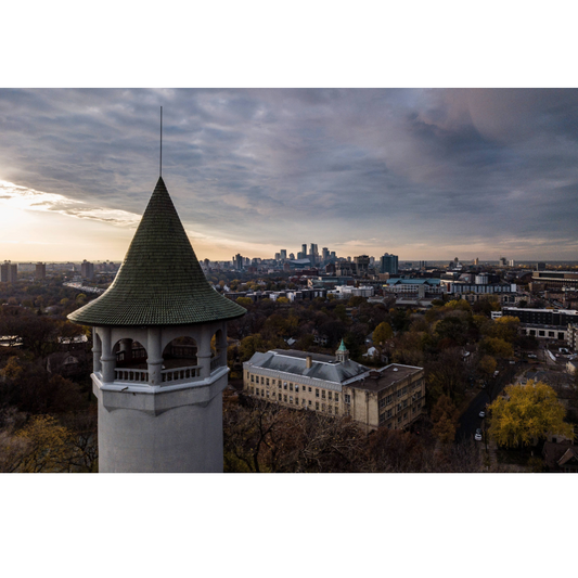 Witch's Hat Water Tower Photo Print