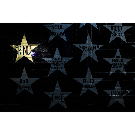 Prince First Avenue Gold Star Photo Print