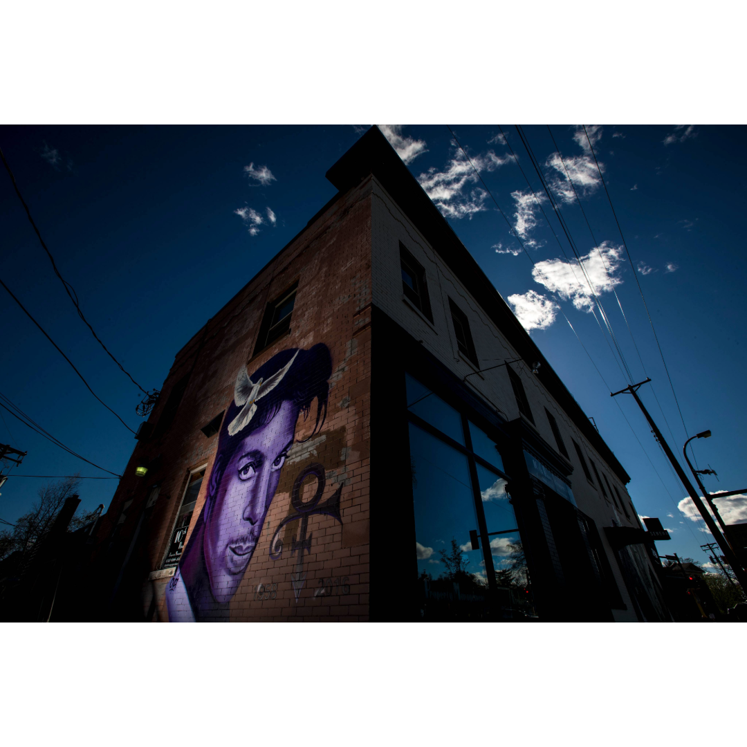 Uptown Prince Mural Photo Print
