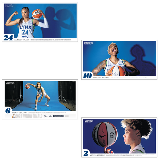 2024 WNBA Finals Lynx Player Page Poster Series Set