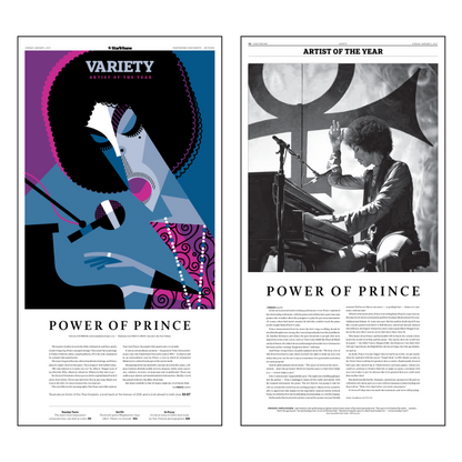 2016 Artist of the Year Prince Page Poster Reprints