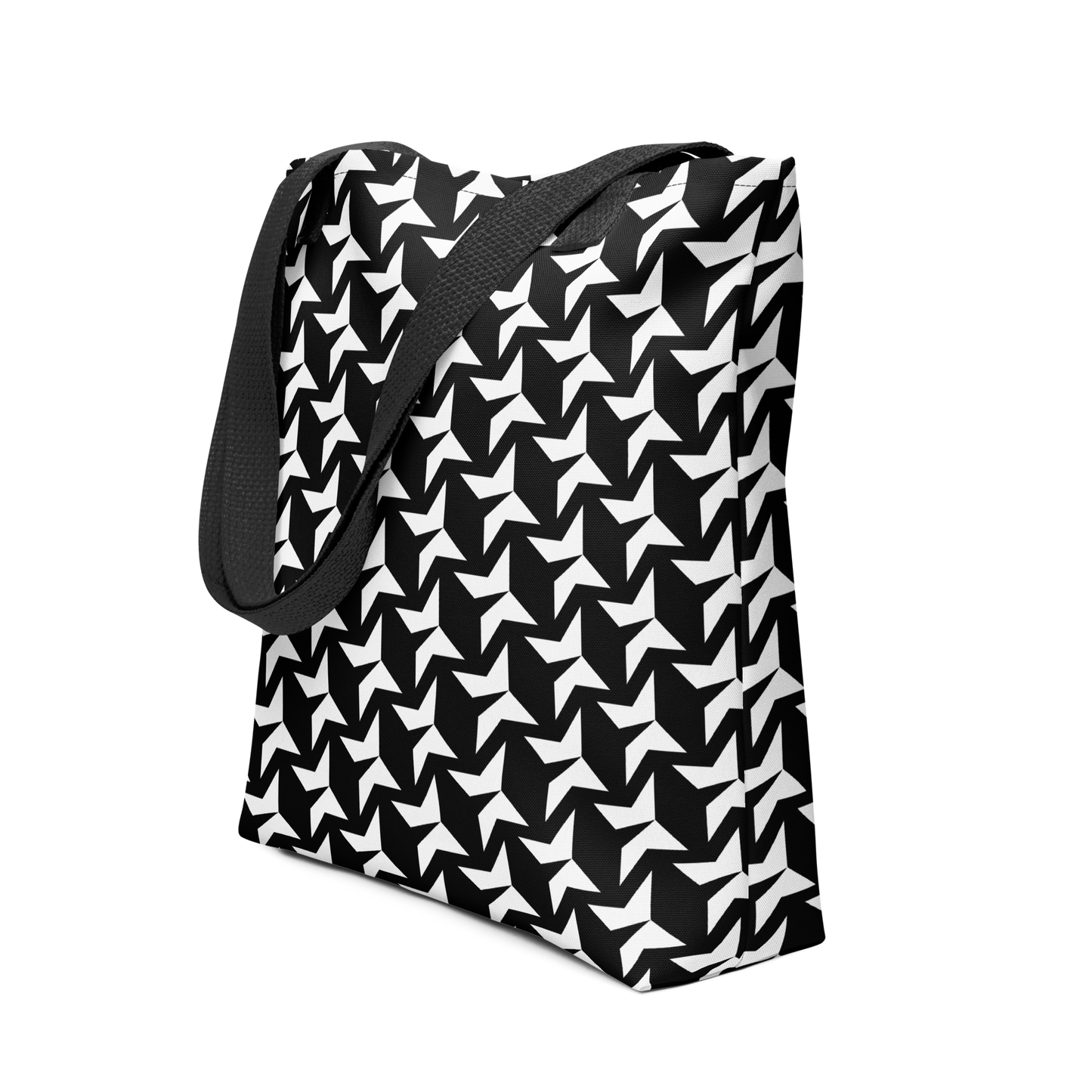 North Star Patterned Tote Bag