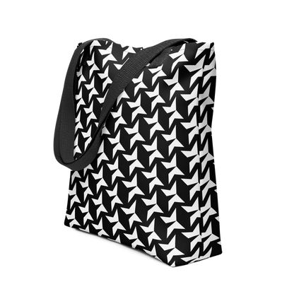 North Star Patterned Tote Bag