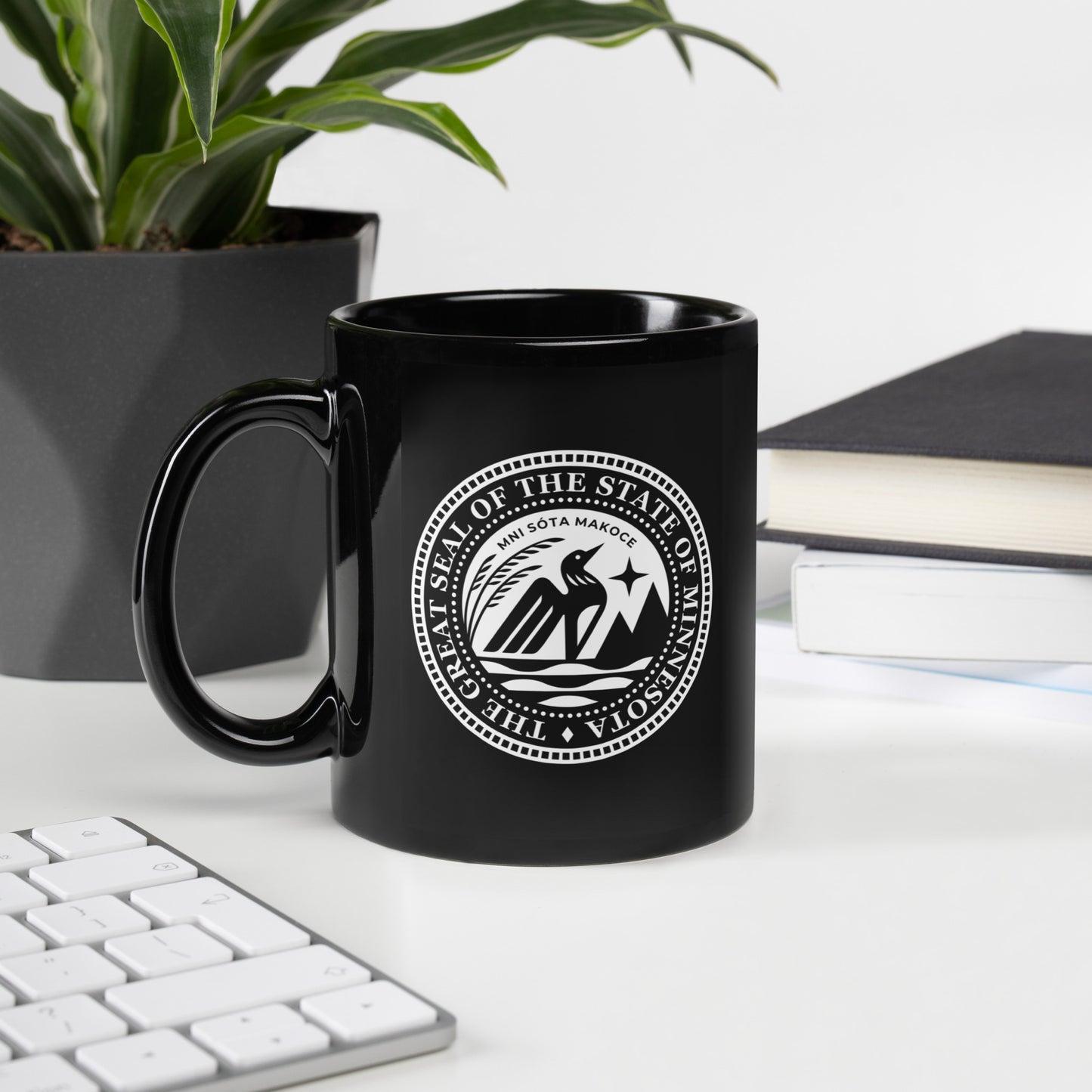 Minnesota State Seal Mug - Black