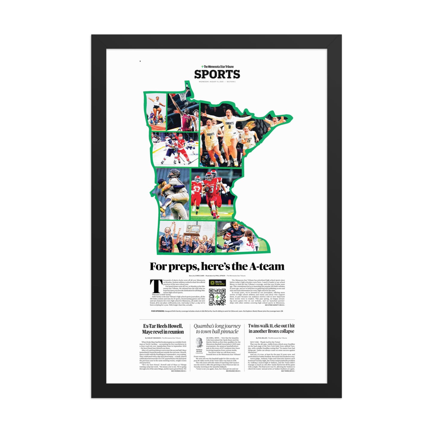 Strib Varsity Page Reprint