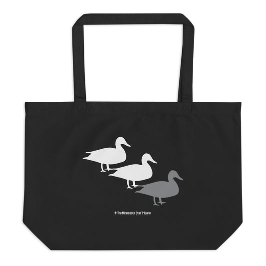 Duck Duck Gray Duck Large Tote Bag