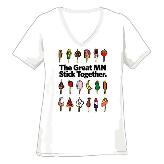 Great Stick Together V-Neck T-Shirt