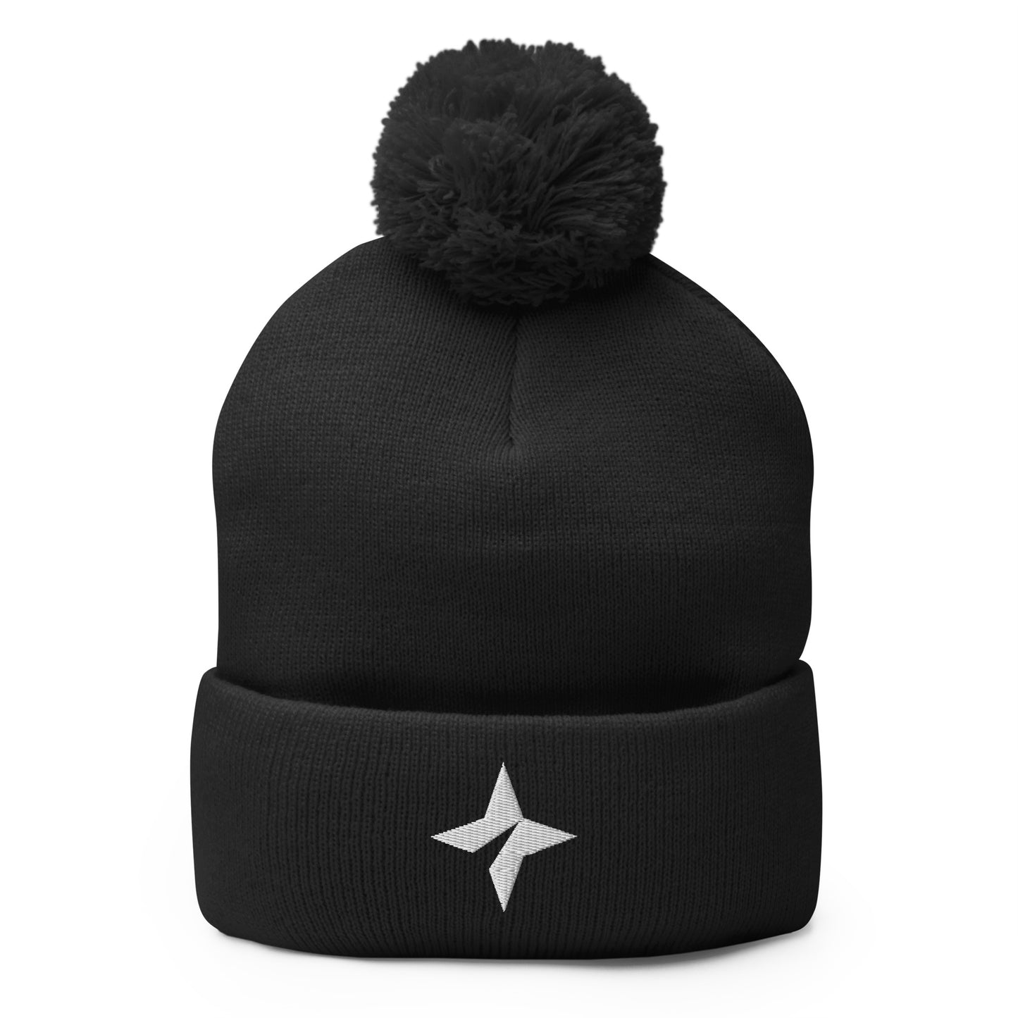 North Star Pom-Pom Beanie