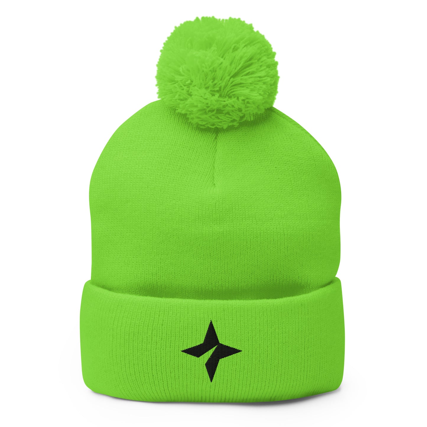 North Star Pom-Pom Beanie