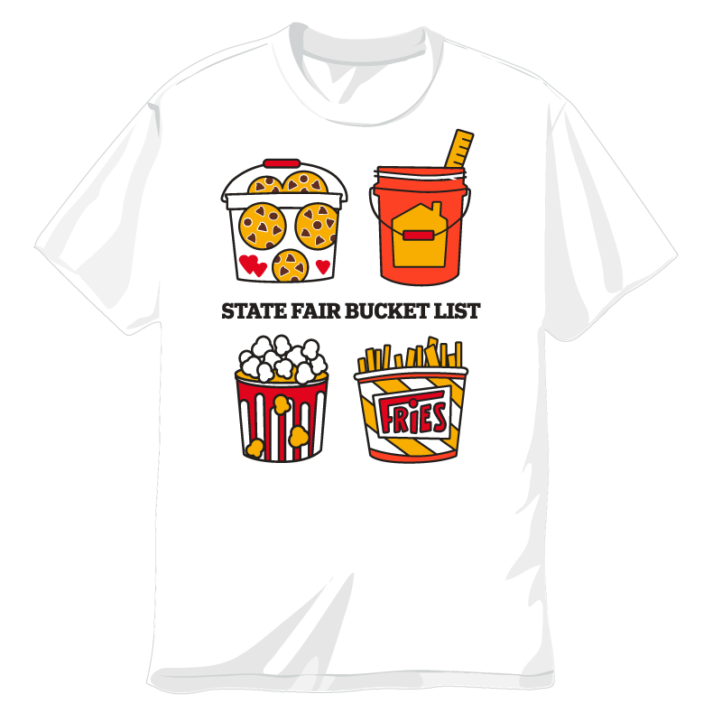 State Fair Bucket List T-Shirt