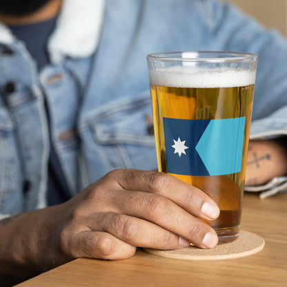 Minnesota State Flag Pint Glass