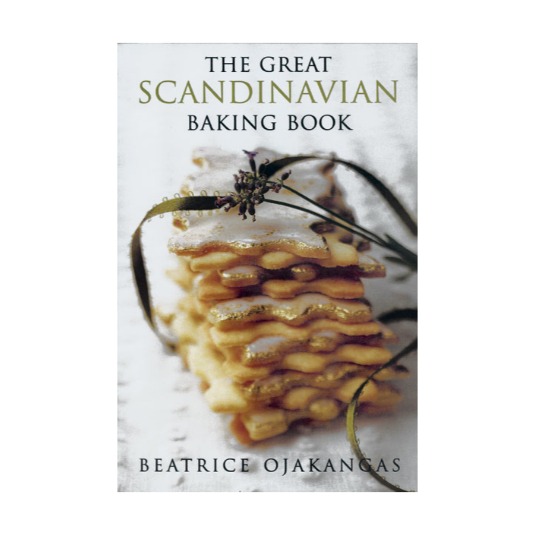 Cover of 'The Great Scandinavian Baking Book' by Beatrice Ojakangas featuring a photograph of a layered pastry.