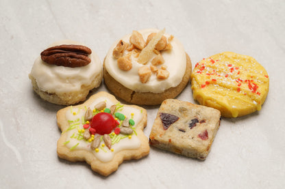5 finalist cookies from the 2019 contest including Italian Cream Cake Cookies, Minnesota Sundae Cookies, Orange Tumeric Cookies, Smoky Blue-Cheese Cherry Cookies, and Whiskey Ginger (winner). Recipes for all 5 cookies are included in The Ultimate Minnesota Cookie Book. 