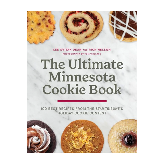The Ultimate Minnesota Cookie Book cover featuring a collection of contest-winning cookies from Minnesota bakers. 